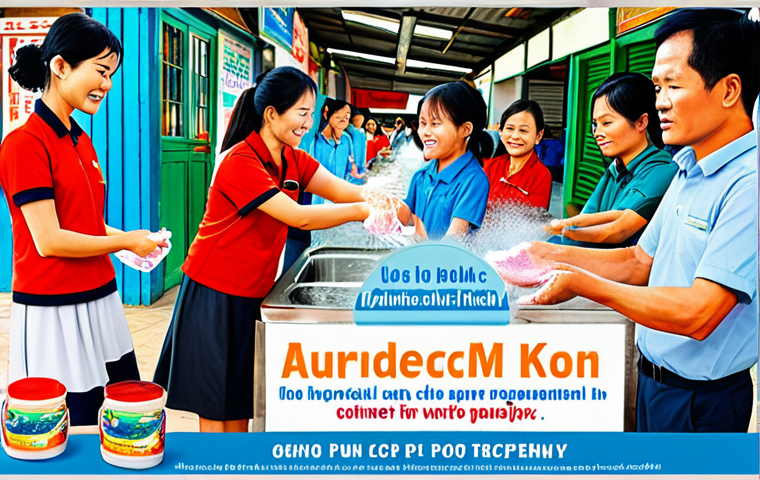 역사 속 전염병과 사회 변화 - Community Hygiene Awareness**

"A vibrant public service announcement poster promoting handwashing i...