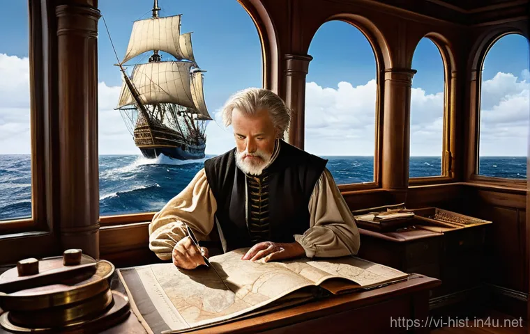 르네상스와 종교개혁 - **Prompt:** A masterful sculptor, akin to Michelangelo, stands proudly beside a nearly finished marb...